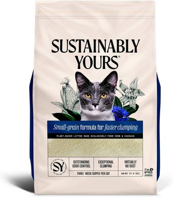 SUSTAINABLY YOURS - Small-Grain Multi-Cat Biodegradable Clumping Litte
