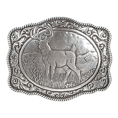 M&amp;F WESTERN - Crumrine Deer Belt Buckle