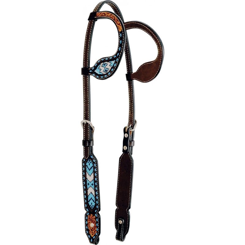 COUNTRY LEGEND - Beaded Inlay Double Ear Bridle