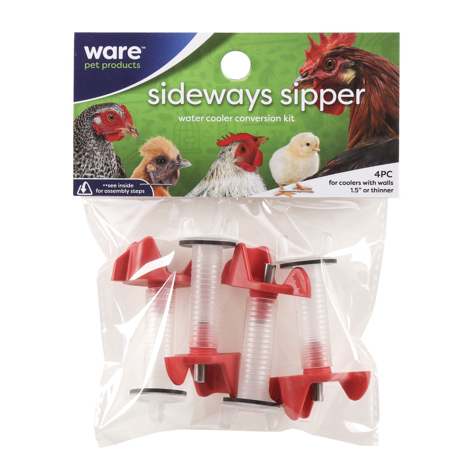WARE - Sideways Sipper Water Cooler Conversion 4 Pack