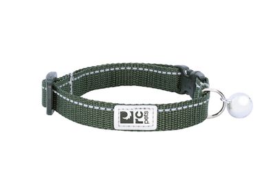 RC PETS - Dark Olive Primary Kitty Breakaway Collar