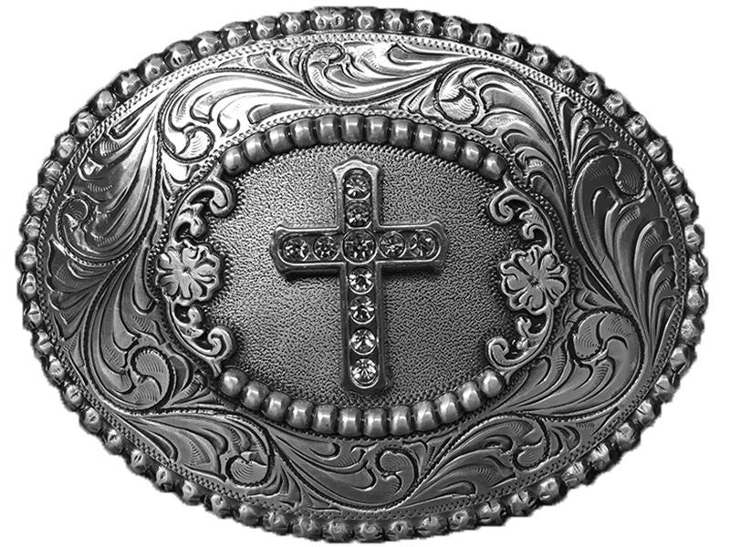 NOCONA - Blazin Cross Oval Buckle