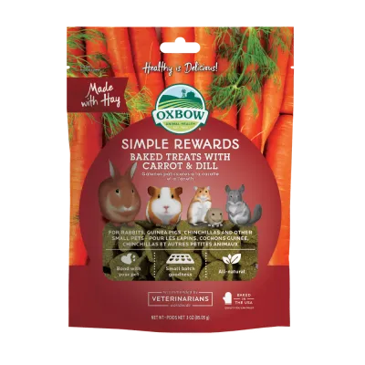 OXBOW - &quot;Simple Rewards&quot; baked treats for small animals