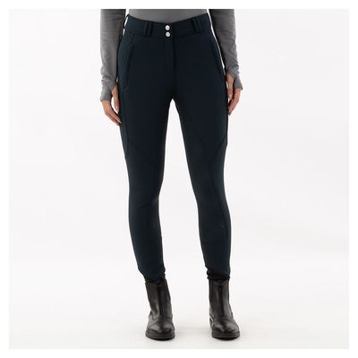 BR EQUESTRIAN - Softshell Riding Froukje Carbon Breeches Full Seat
