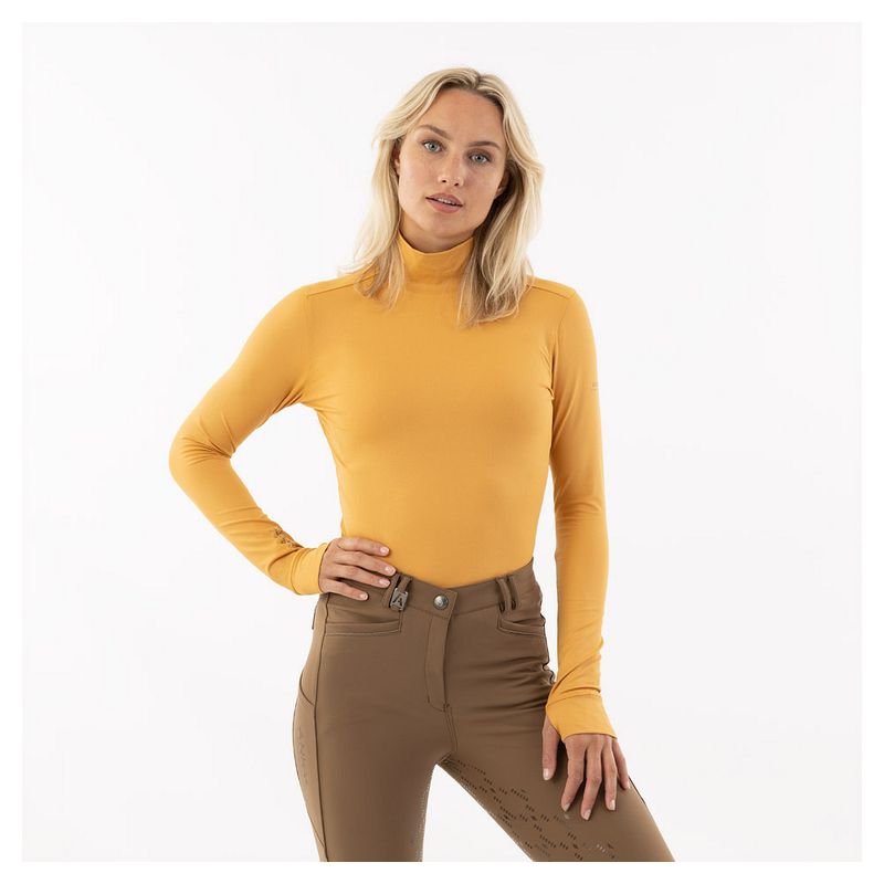 ANKY - Mockneck Spruce Yellow Riding Shirt ATC24