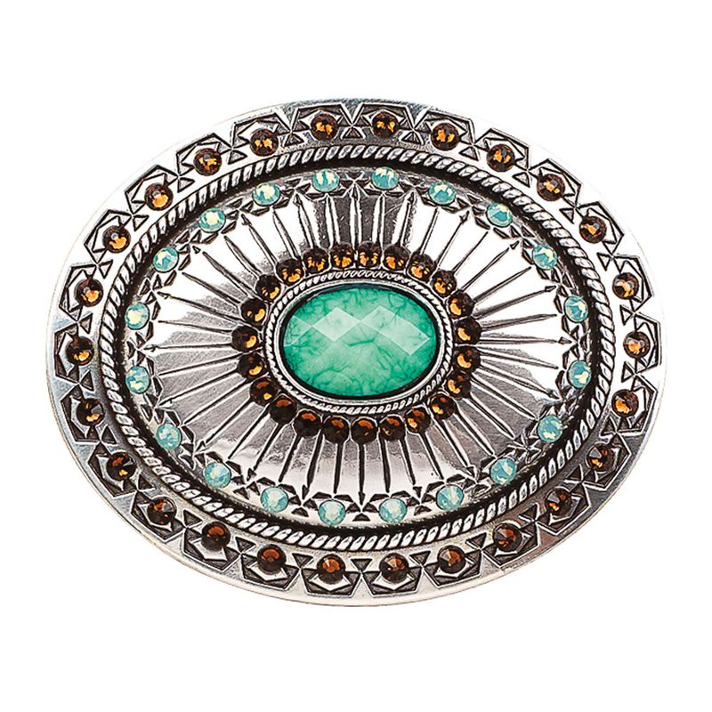 M&amp;F WESTERN - Tribal Stamped Belt Buckle