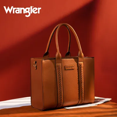 WRANGLER - Carry-All Tote / Crossbody Brown