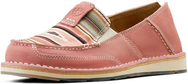 ARIAT - Azalea Suede &amp; Baby Pink Cruiser