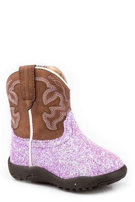 ROPER - Baby Lavender Glitter Western Boot