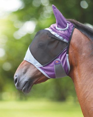 SHIRES EQUESTRIAN - FlyGuard Pro Deluxe Fly Mask w/Ears
