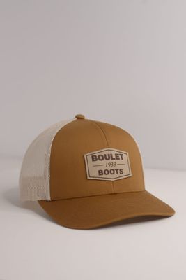 BOULET - Leather Logo Patch Trucker Cap