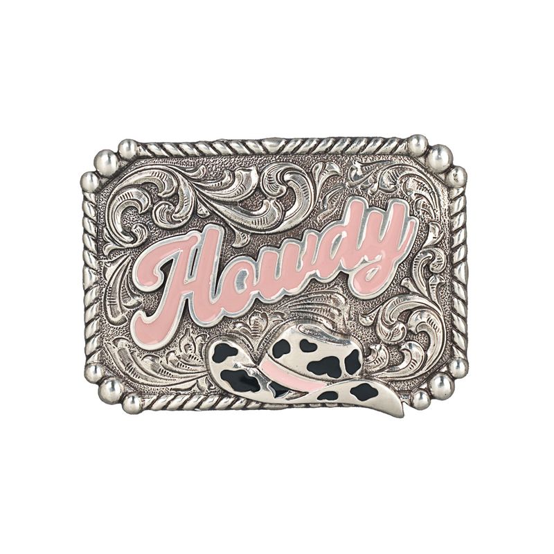 M&amp;F WESTERN - Blazin Roxx Howdy Belt Buckle