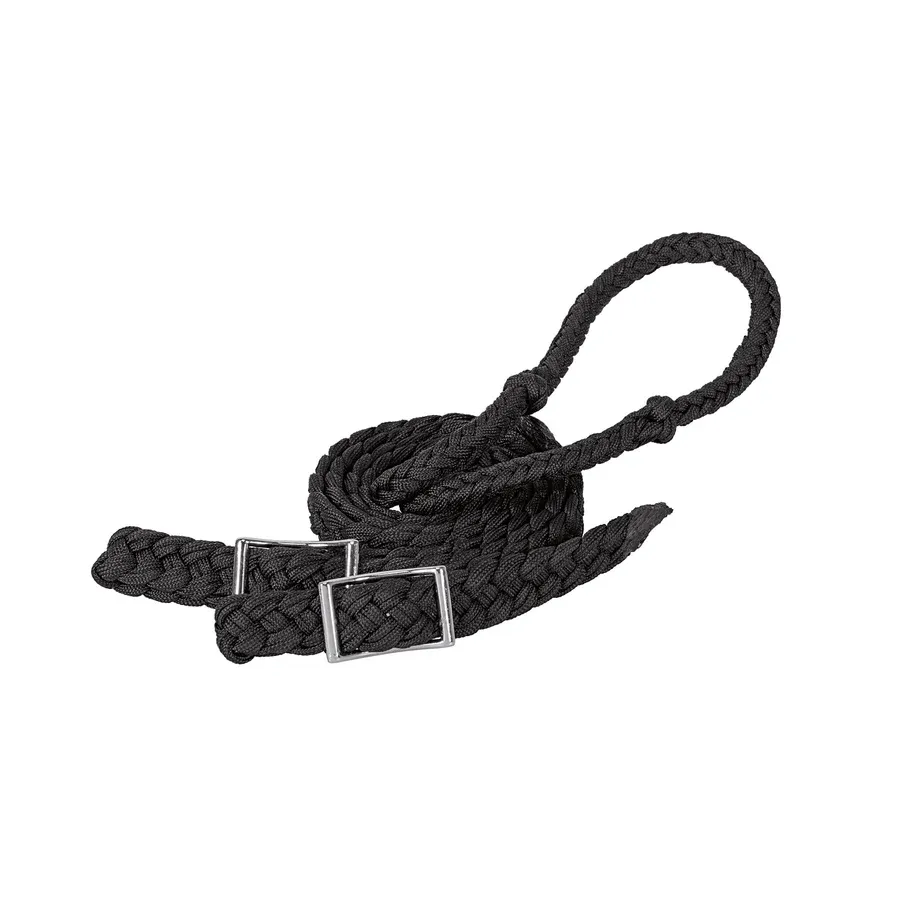 Rênes pour cheval tressées Kavalkade Hunter - brown - 1,40 m