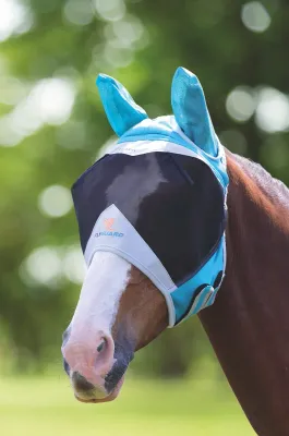 SHIRES EQUESTRIAN - FlyGuard Pro Fine Mesh Fly Mask w/ Ears