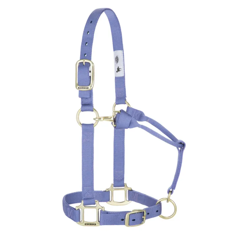 WEAVER - Original Adjustable Lavender Chin &amp; Throat Snap 1&#39;&#39; Halter