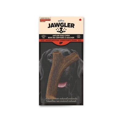 JAWGLER - Smoked Maple Ham Whole Antler Dog Chew