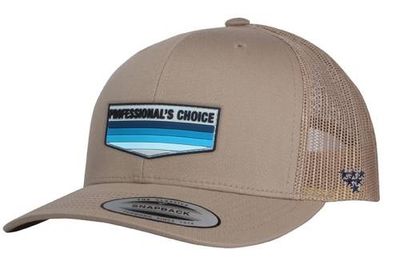 PROFESSIONNAL&#39;S CHOICE - Precurve Trucker Rubber Patch Hats