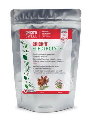 CHICK&#39;N SWELL - Chickâ€™N Electrolytes+ Nutritional Supplement in Poultr
