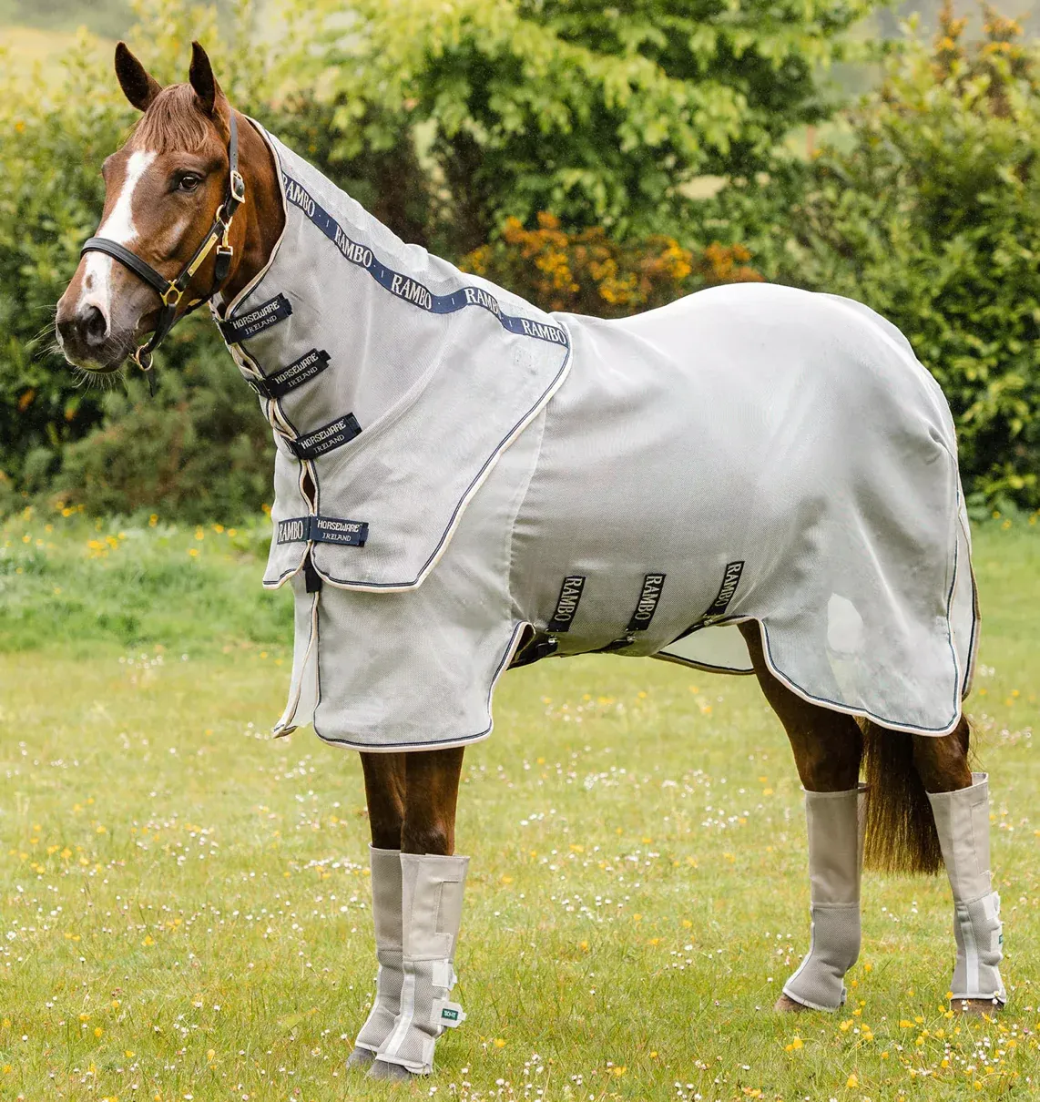 HORSEWARE - Rambo Fly Sheet Protector (0g Light) Gris