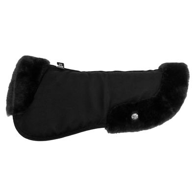 OGILVY EQUESTRIAN - Black Liberty Jumper Memory Foam Sheepskin Half Pa