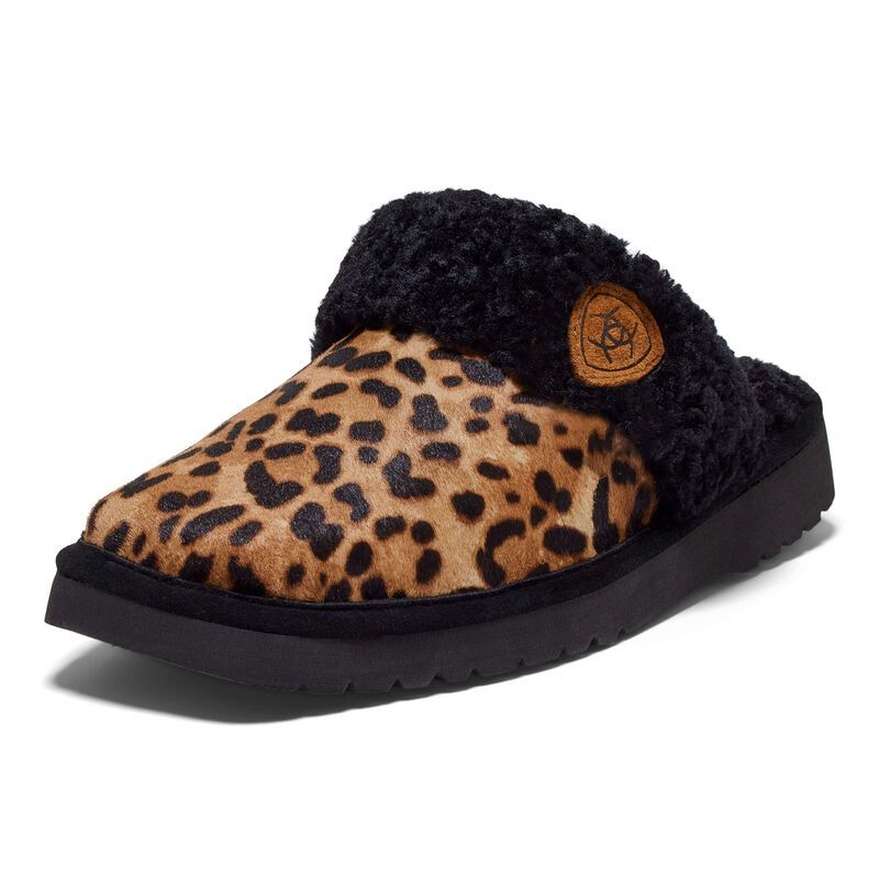 ARIAT - Jackie Square Toe Cheetah Slippers