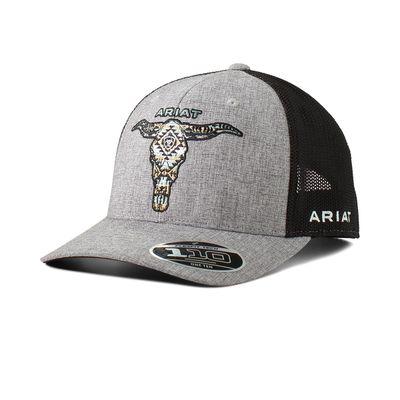 ARIAT - Aztec pattern oxhead cap