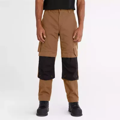 TIMBERLAND - Men&#39;s Dark Wheat Ironhide Knee-Pad Work Pants