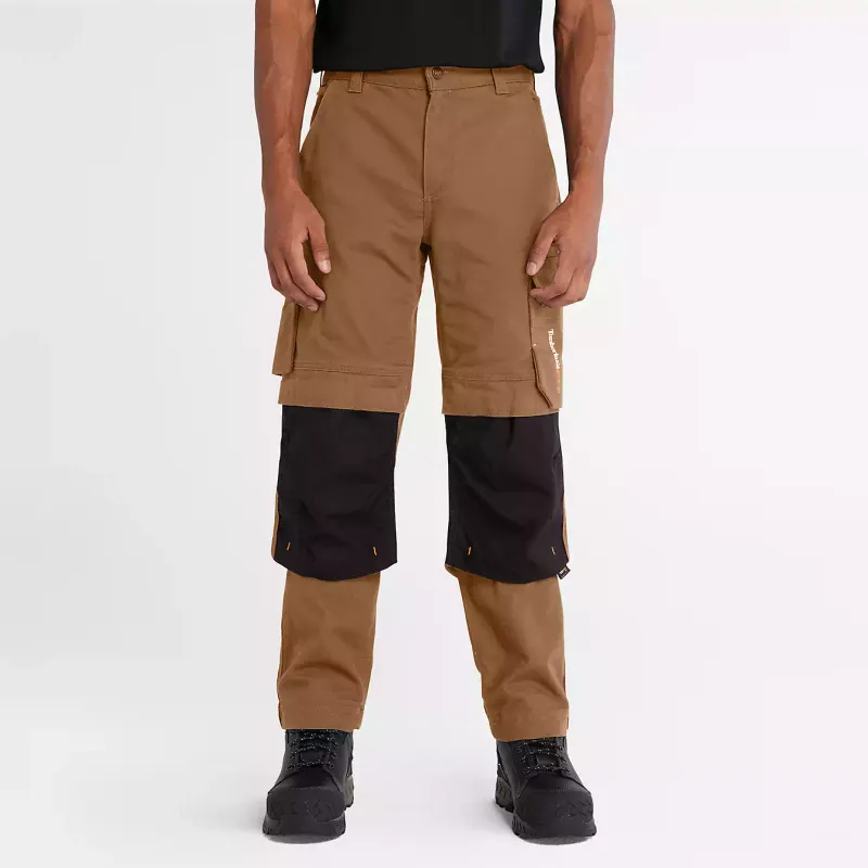 TIMBERLAND - Men&#39;s Dark Wheat Ironhide Knee-Pad Work Pants