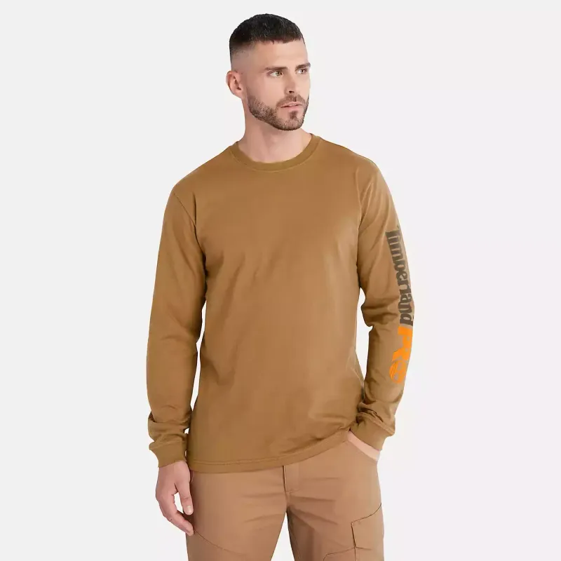 TIMBERLAND - Core Logo Long-Sleeve T-Shirt