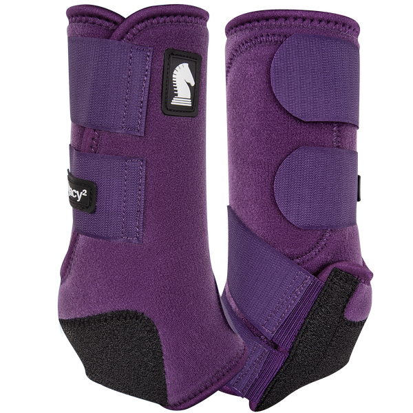 CLASSIC EQUINE - Legacy2 Eggplant Support Boots