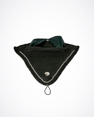 OGILVY EQUESTRIAN - Hunter Green Long Tie-Down Bonnet