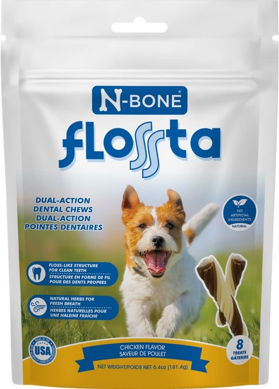 N-BONE - Flossta Dual-Action Dental Chews