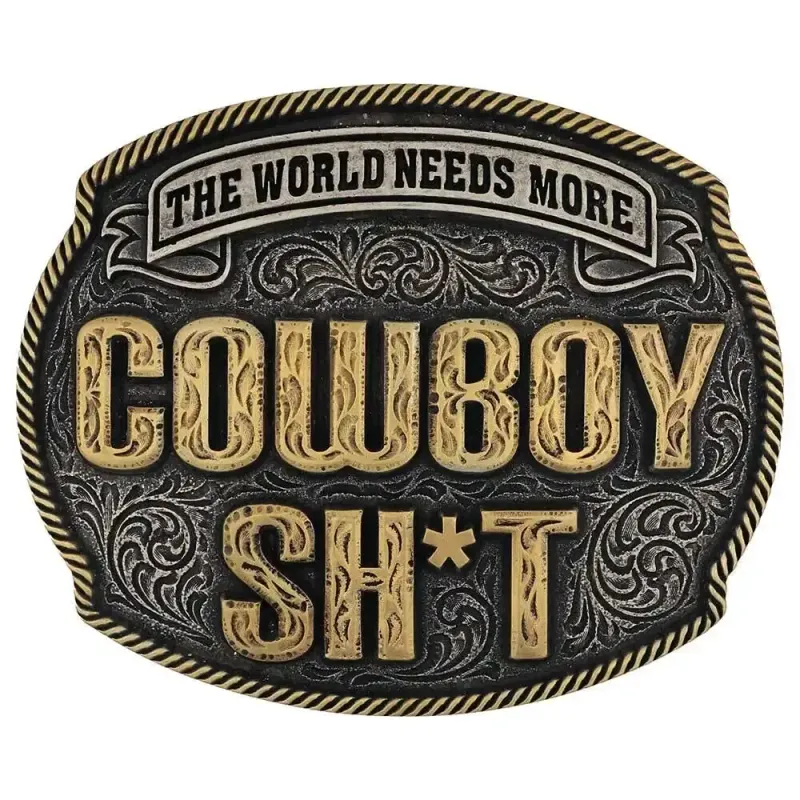 MONTANA SILVERSMITHS - Cowboy Maverick Attitude Buckle