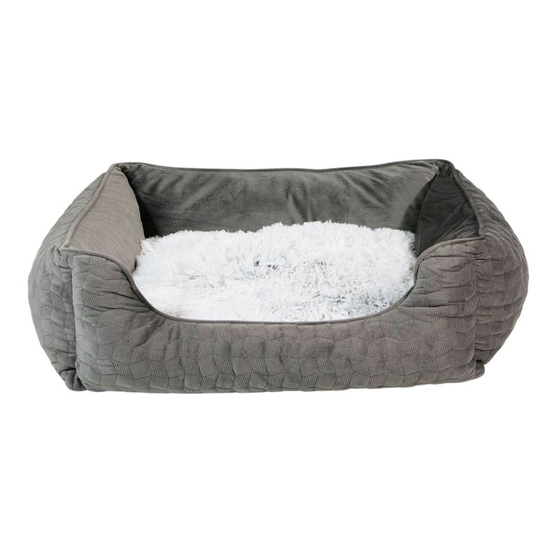 BUD&#39;Z - Heather Grey Cosmos High-Edge Bed