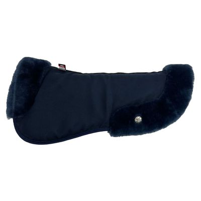 OGILVY EQUESTRIAN - Navy Liberty Jumper Memory Foam Sheepskin Half Pad