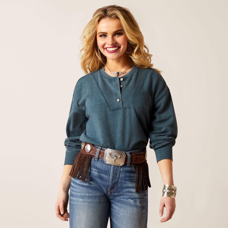 ARIAT - Reflecting Pond Ponderosa Crew Sweatshirt