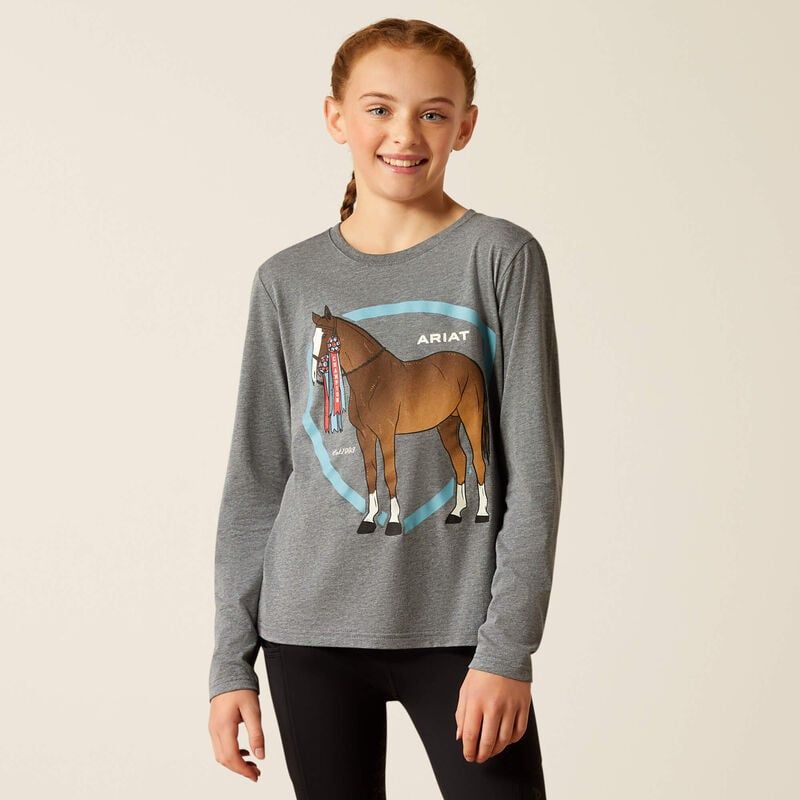 ARIAT - Champion Pony Heather Grey Shirt