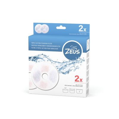 ZEUS - Triple action filters for automatic water fountain