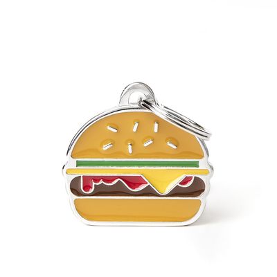 MYFAMILY - Food Burger ID Tag