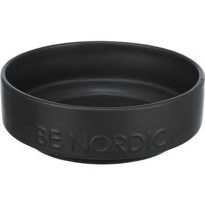 TRIXIE - Be Nordic Black Ceramic Bowl
