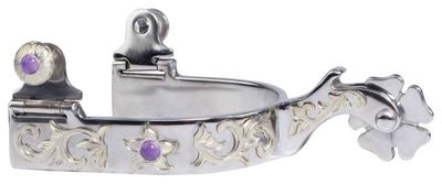 PROFESSIONAL&#39;S CHOICE - Silver Floral Spur