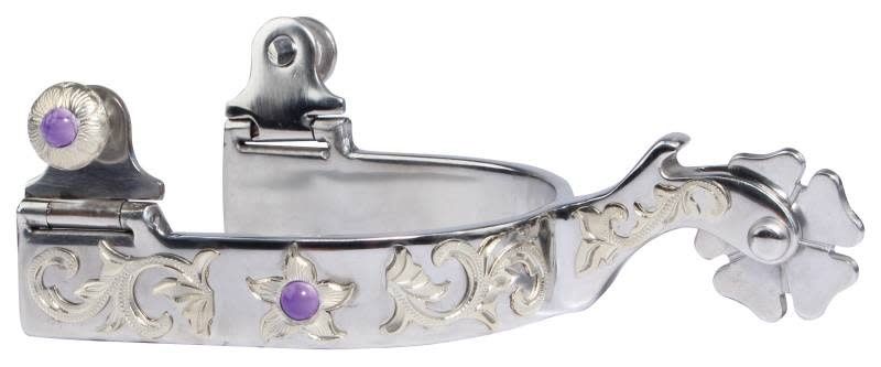 PROFESSIONAL&#39;S CHOICE - Silver Floral Spur
