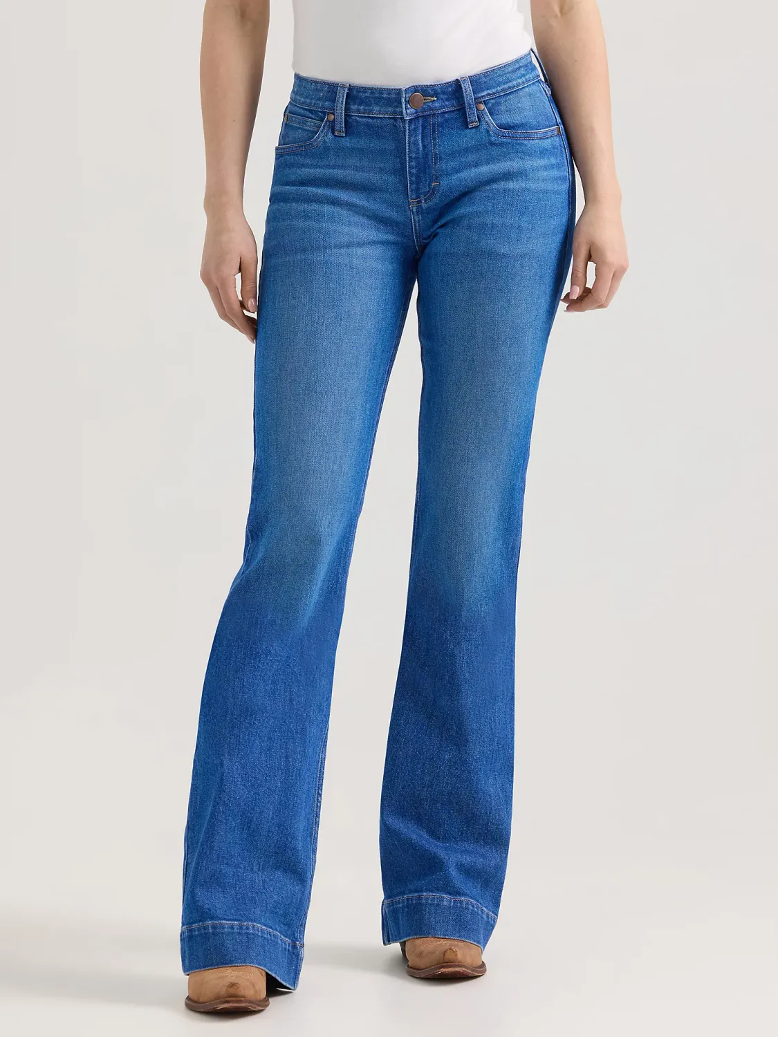 WRANGLER - Lucy Retro Mae Wide Leg Trouser Jeans