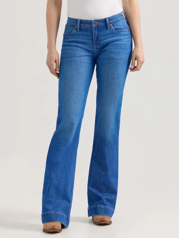 WRANGLER - Lucy Retro Mae Wide Leg Trouser Jeans