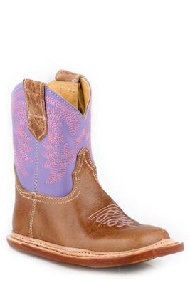 ROPER - Marbled Tan Infants Cowboy Footwear
