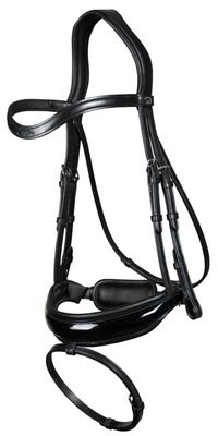DY&#39;ON - Patent Large Crank Noseband Bridle with Flash