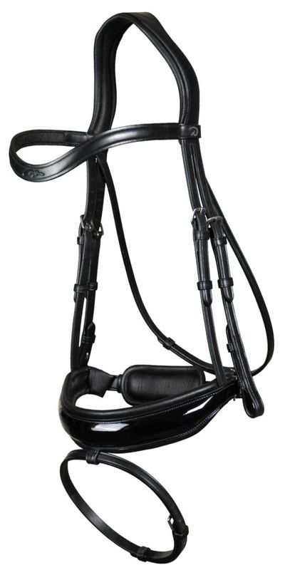 DY&#39;ON - Patent Large Crank Noseband Bridle with Flash