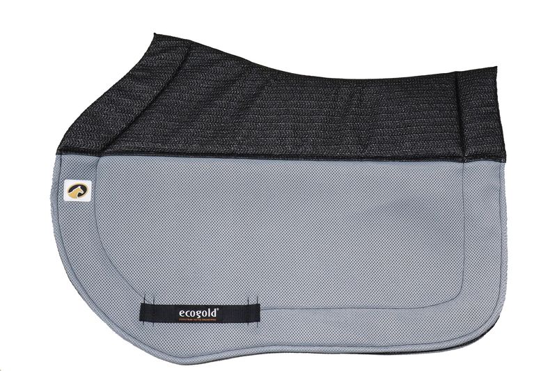 ECOGOLD - Grey Secure Jumper Saddle Pad