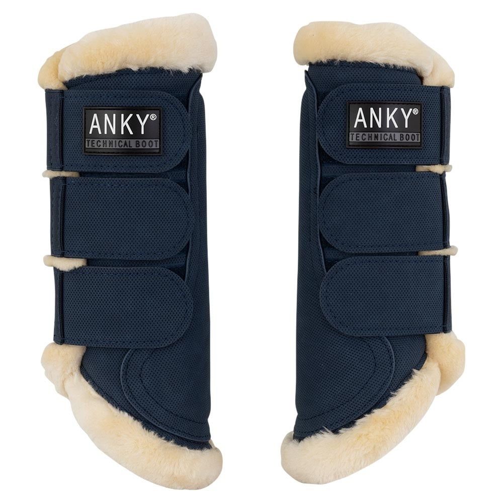 ANKY - Dressage Proficient Dark Navy Boots w/Fur