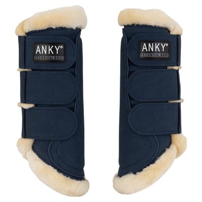ANKY - Dressage Proficient Dark Navy Boots w/Fur